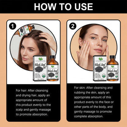 Cold-Pressed Black Seed Oil — Face, Body & Hair
